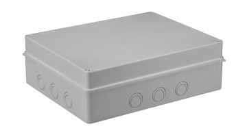 S-BOX 716 Puszka n/t hermetyczna 380x300x120 12 osłabień IP65 szara S-BOX 716