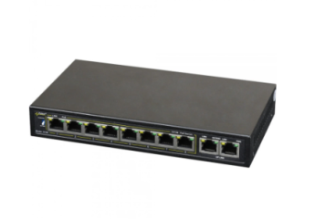 S108-90W - Switch 10-portowy S108-90W do 8 kamer IP PULSAR