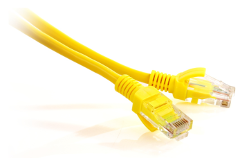 PATCHCORD SKRĘTKA CAT.5E UTP 0,25m żółty