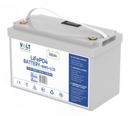 6AKLI10L12 Akumulator LiFePO4 12V 100 Ah (100A) + LCD