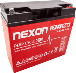 TN-12-18-F-GC Akumulator VRLA GEL 12V 18Ah NEXON