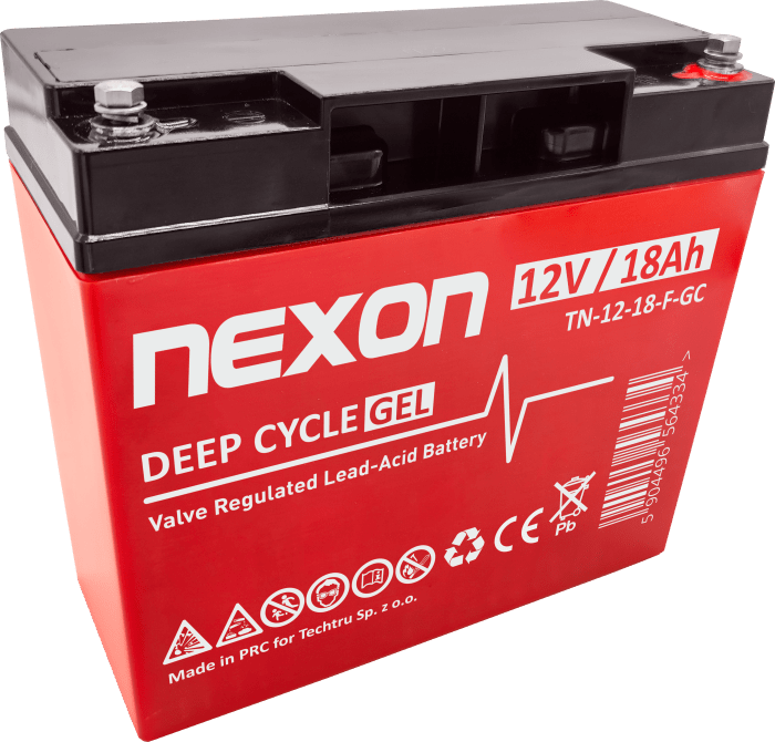 TN-12-18-F-GC Akumulator VRLA GEL 12V 18Ah NEXON