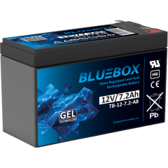 TB-12-7,2-AB Akumulator VRLA GEL 12V 7,2Ah BLUEBOX