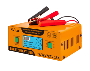 BLM-A8 Prostownik mikroprocesorowy Smart E80 6V/12V/24V 15A (orange) ERRET