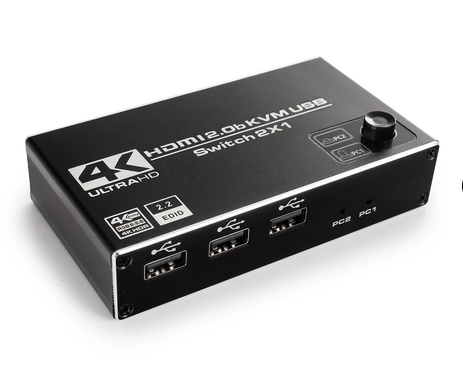 SPH-KVM22 Przełącznik Switch KVM USB + HDMI 2/1