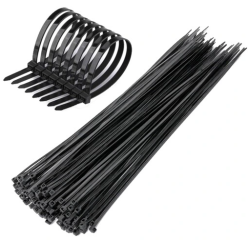 Opaska kablowa zaciskowa nylonowa czarna 4х200mm 100szt