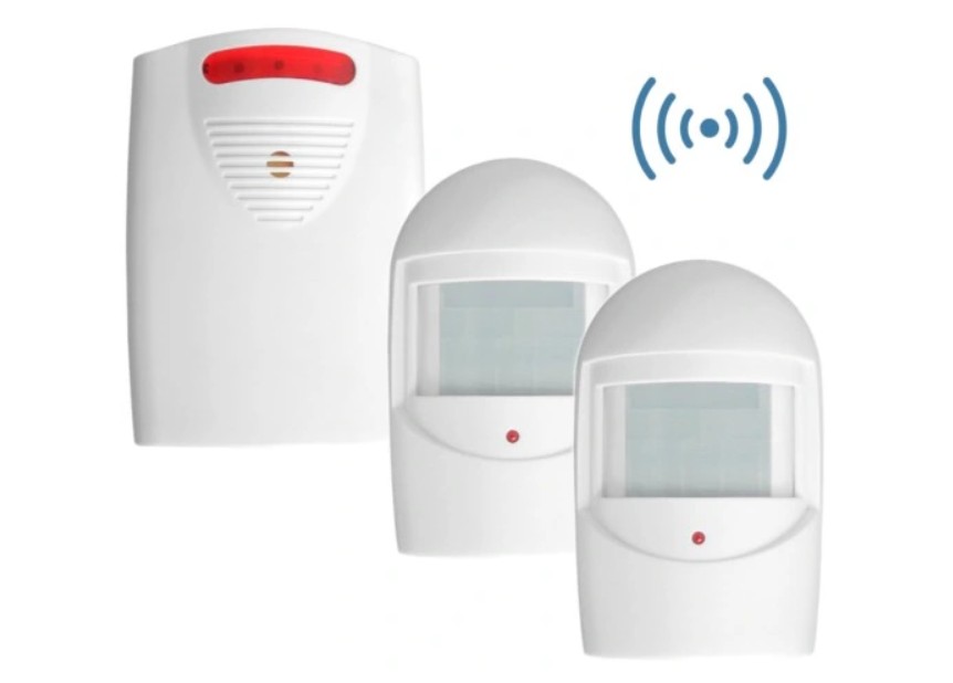 MINI ALARM BEZPRZEWODOWY ZESTAW CZUJNIKÓW RUCHU PIR 120m OR-MA-718