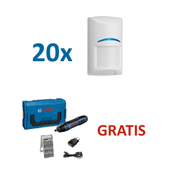ZZ-20x-ISC-BDL2-WP12GE+BoschGO2 Zestaw promocyjny 20 x ISC-BDL2-WP12GE + wkrętarka