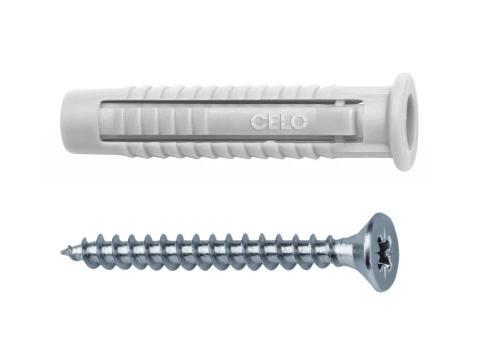 98FXSZ Kołek FX 8x40 z kołneirzem z wkrętem 5x60mm, 98FXSZ, /50 szt./, CELO