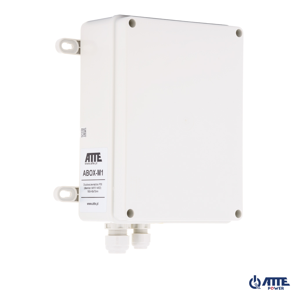 ABOX-M1 Obudowa zewnętrzna, IP56, szara RAL 7035, 190x140x70mm