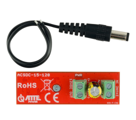ACSDC-15-120 Przetwornica obniżająca napięcie 24VAC/12VDC