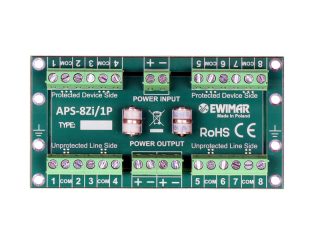 APS-8Zi/1P Zabezpieczenie 8 linii wewnętrznych centrali