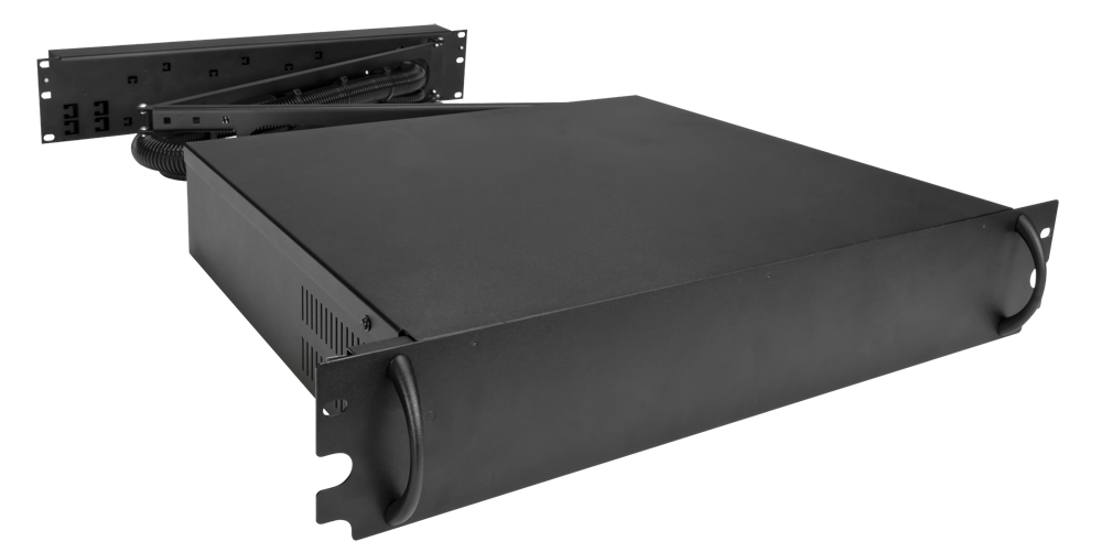 ARAD-S2 Obudowa Security 2U do szaf RACK 19" 24 linie