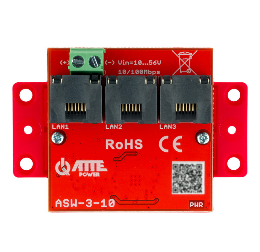 ASW-3-10 Switch LAN 3 portowy 10/100Mbps