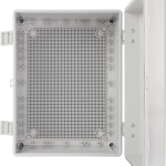 AWB403020 Obudowa ABS 400x300x200, wodoszczelna z zawiasami i płytą montażową