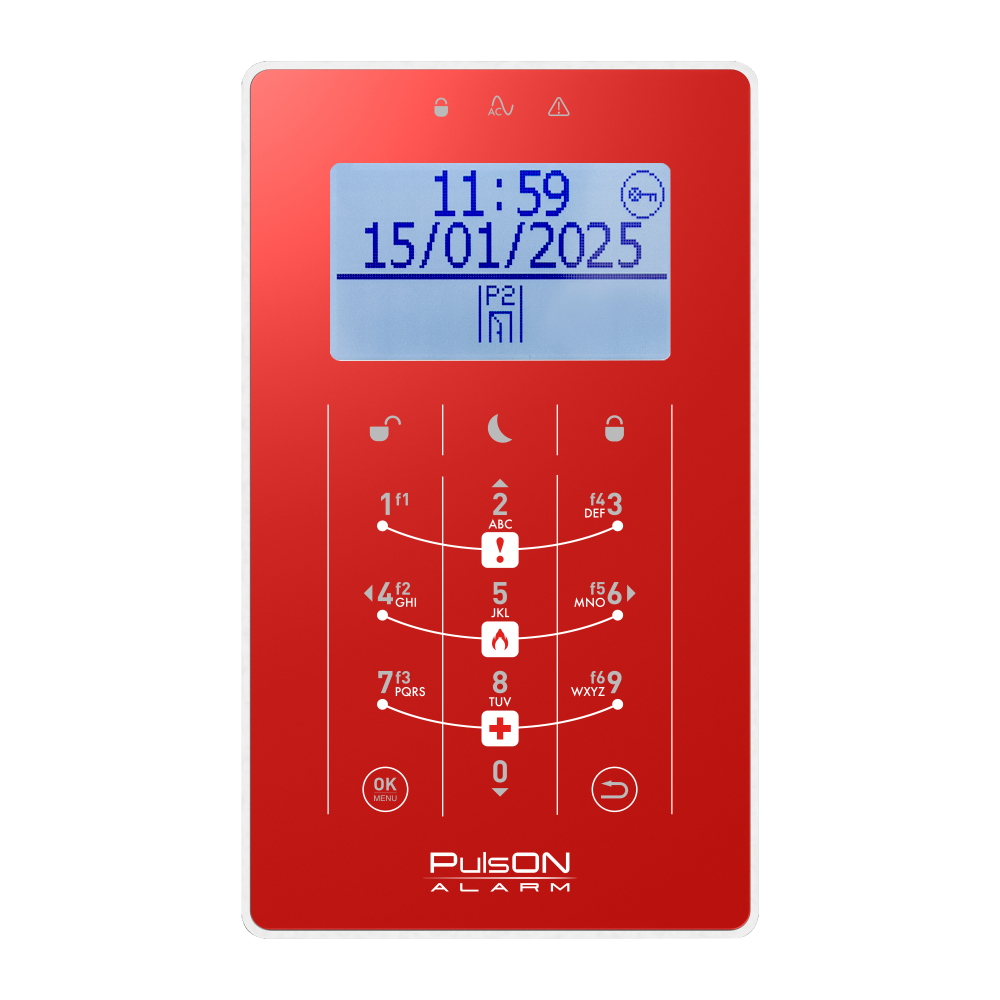 PULSON FRONT LCD/S RED