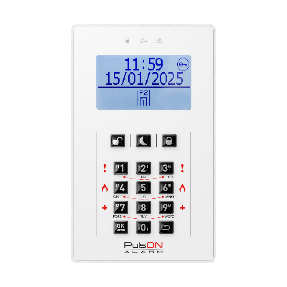 PULSON FRONT LCD/C WHI