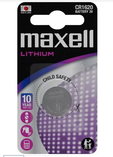Bateria litowa CR1620 MAXELL