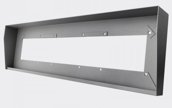 DA-3H-SILVER Obudowa stalowa, trzy segmentowa, pozioma, kolor srebrny, LASKOMEX