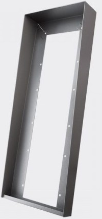 DA-3V-SILVER Obudowa stalowa, trzy segmentowa, pionowa, kolor srebrny, LASKOMEX