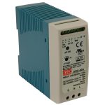 DRC-40A Zasilacz na szynę DIN, DRC 13.8V/40W/1.9A/1A, MEAN WELL