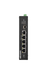 DS-3T0306HP-E/HS Switch PoE (4x PoE, 1xUpLink, 1x SFP), przemysłowy