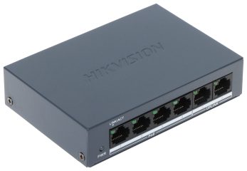 DS-XS0106-P Switch 6-portowy (4xPoE), 45W