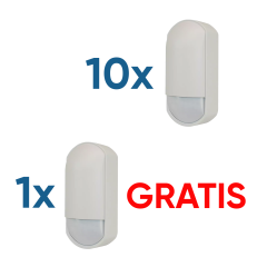 ZZ-10x-FLX-S-ST+GRATIS(FLX-S-ST) 10 czujek FLX-S-ST + czujka FLX-S-ST GRATIS