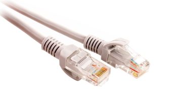 GF-PC5EUTP-0.25G PATCHCORD SKRĘTKA CAT.5E UTP 0,25m szary