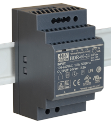 HDR-60-24 Zasilacz na szynę DIN 24V/60W/2.5A, Pulsar