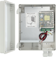 HPSBH-12V3A-B Zasilacz buforowy, IP44, 3A/12V DC