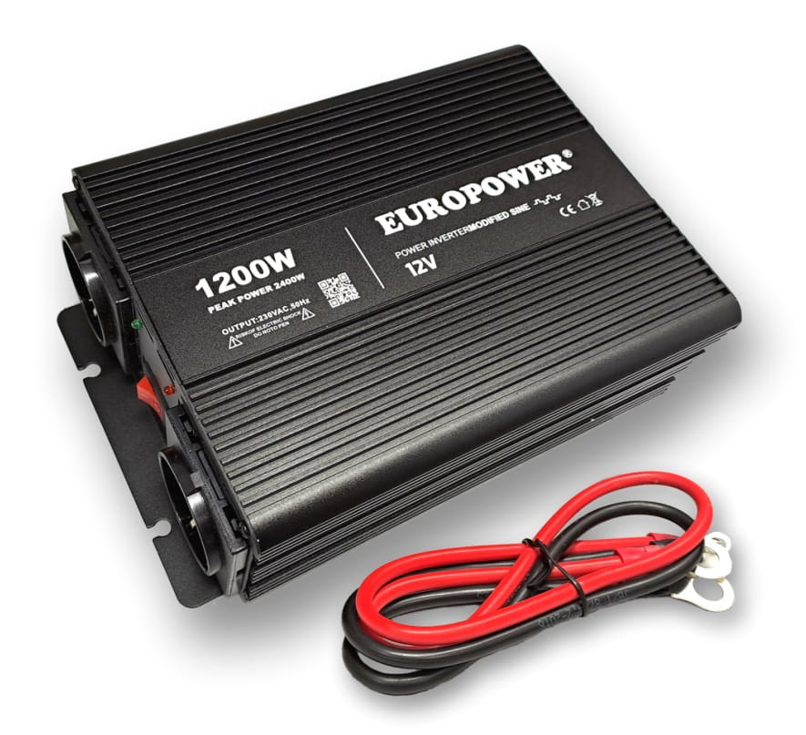 INV/12/1200/MS/S Przetwornica modyfikowany sinus 1200W-12VDC