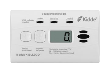 K10LLDCO Autonomiczna czujka tlenku węgla, LCD, wb. bateria