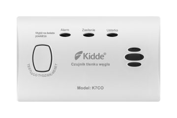 K7CO Autonomiczna czujka tlenku węgla, 2xAA,