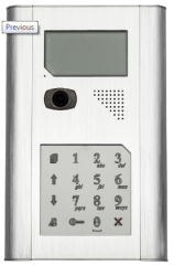 KDC3905V-SREBRNA Klawiatura z wbudowaną centralą, dostosowana do funkcji video, czytnik RFID, PROEL