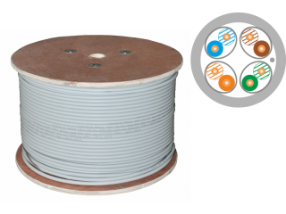 KIF6ALSOH500D Kabel U/FTP kat.6A LSOH 4x2x23AWG Dca 500m