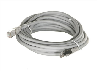 KKU6SZA1 PATCH CORD KAT.6 UTP 1.0M SZARY