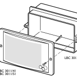 LBC3013/01 Obudowa do montażu podtynkowego LBC3011/41 i /51,