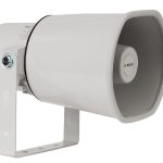 LH1‑10M10E Głośnik tubowy prostokątny 10W jasnoszary IP65
