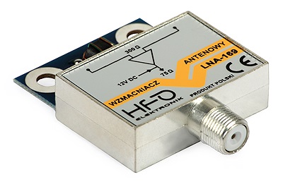 LNA169 Wzmacniacz LNA-169 antenowy, dopuszkowy 24dB
