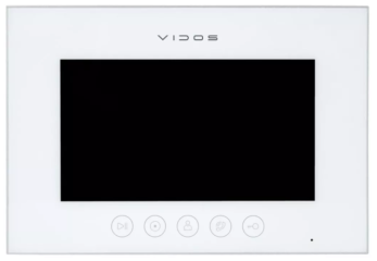 M11W-X Monitor kolor 7'' 1024x600px, Wi-Fi ,biały VIDOS X