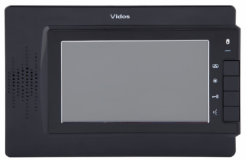 M320B Monitor głośnomówiący 7", sterowanie ryglem i brama automatyczną, 14,5 V DC,  VIDOS