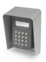 MCT68ME-IO-O Zewnętrzny czytnik dualny Mifare 13,56Mhz / EM 125kHz Unique/Klawiatura/ 3/2 we/wy/Daszek/ROGER