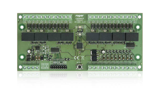 MCX8-BRD Moduł ekspandera/ 8 WEJŚĆ / 8 WYJŚĆ/ RACS 5/Bez obudowy/ ROGER