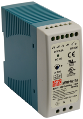 MDR-60-24 Zasilacz na szynę DIN, MDR 24V/60W/2,5A, MeanWell