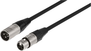 MECR-600/SW Kabel XLR NEUTRIK, 6m, Monacor