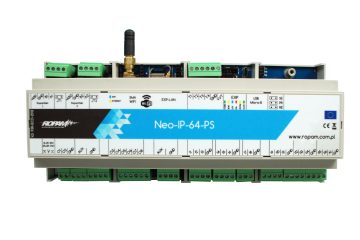 Neo-IP-64-PS-D12M Centrala alarmowa, WiFi, DIN, zas. 17-20AC/20-30DC