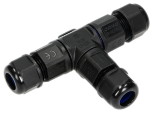 OR-AE-13602 Konektor kablowy trójnik T IP68, 3x4mm2