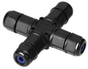OR-AE-13615 Konektor kablowy czwórnik X IP68, 3x4mm2
