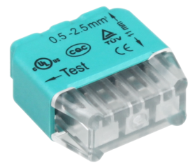 OR-SZ-8004/3/10 Szybkozłączka 3-przew;Drut 0,5-2,5;300V